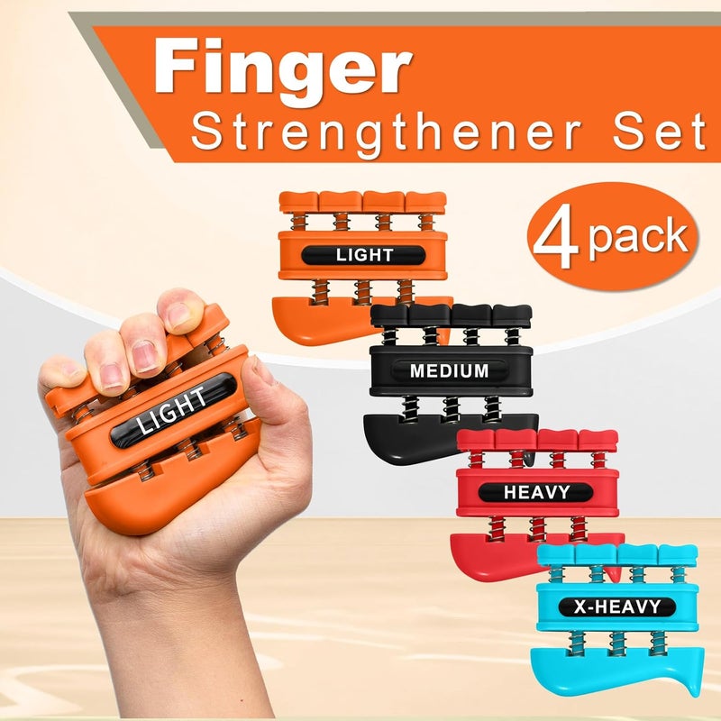 DICYWUDI Grip Strength Trainer, Finger Strength Trainer for Grip Strength Training for Fingers, Wrists, and Hands for Home, Office, Gym, Climbing, Athletes, Musicians, and Therapy - Image 5